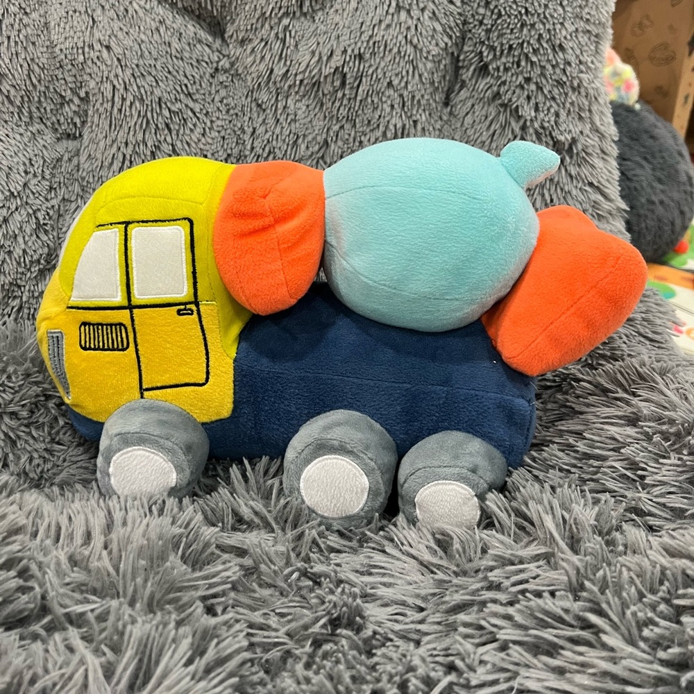 Soft plush kids toy truck in excellent condition
